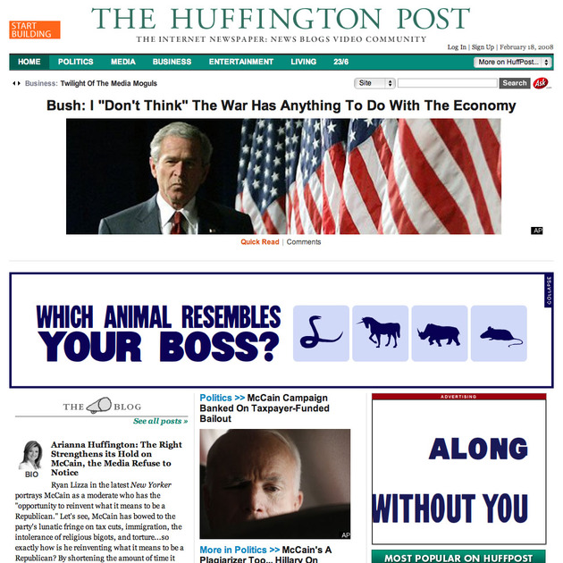AOL neemt The Huffington Post over