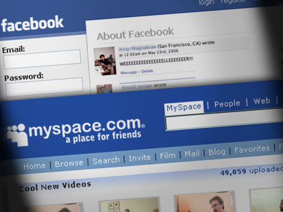 MySpace buigt voor Facebook